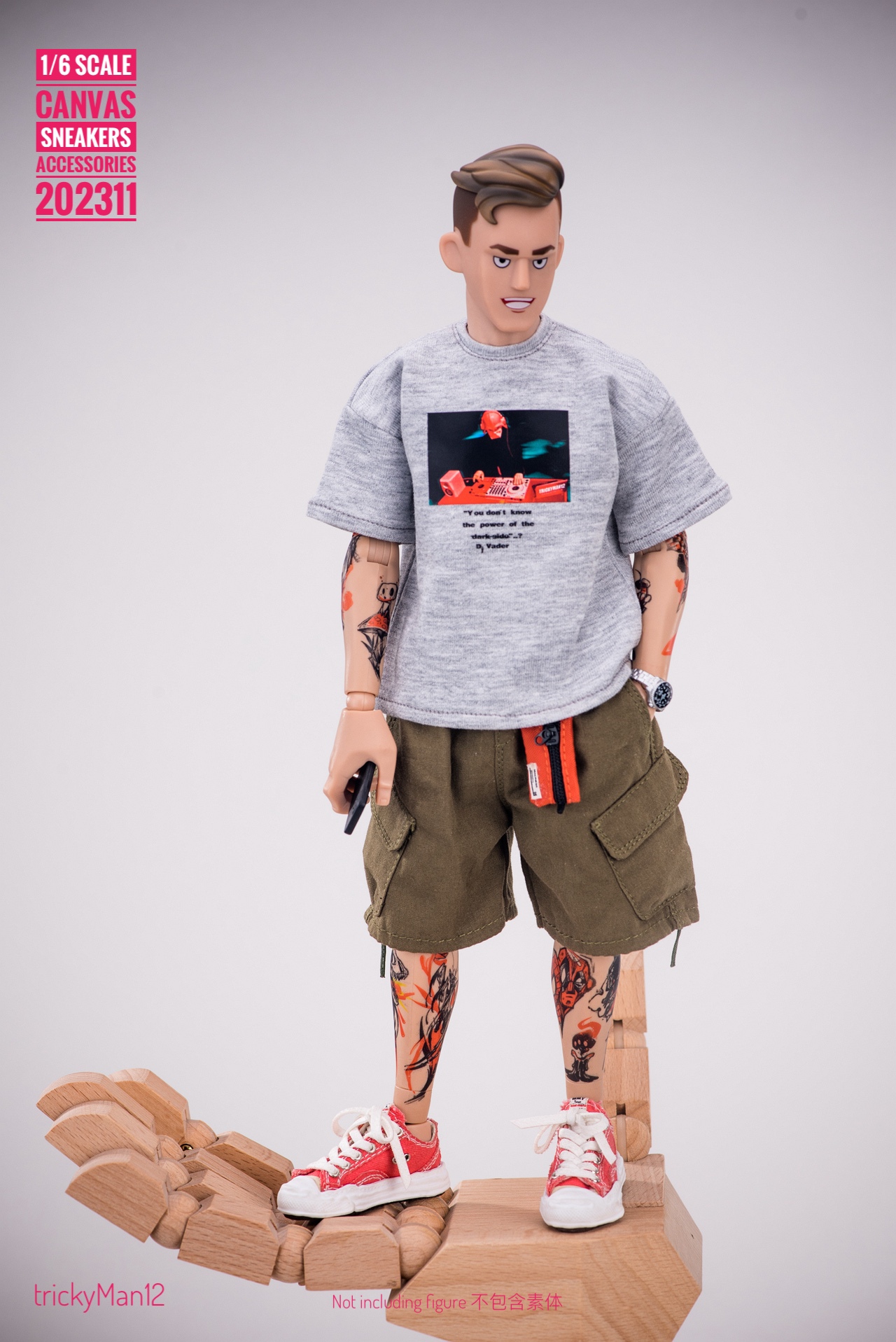 PRE-ORDER TrickyMan12 Studio Canvas Dissolved Shoes ( 202311 ) 1/6 Scence
