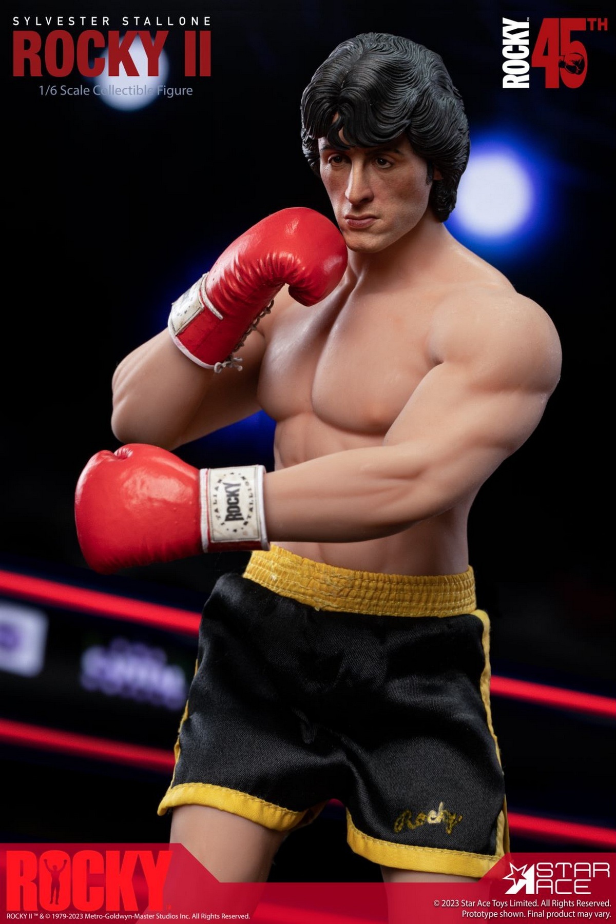 PRE-ORDER STAR ACE Toys ROCKY II Rocky Boxer Stallone (SA0133 & SA0134 ) 1/6 Action Figure