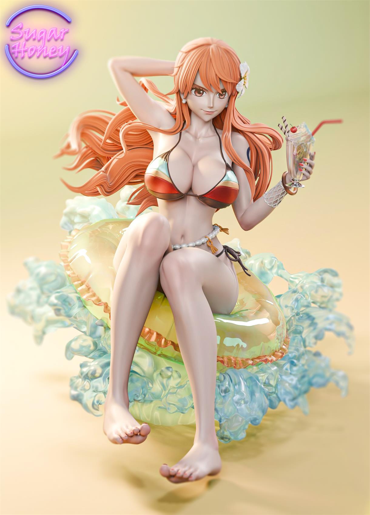 Sugar Honey Studio - One Piece Summer Party 001 Swimsuit Nami 1/6 Statue(GK) (Adult 18+)