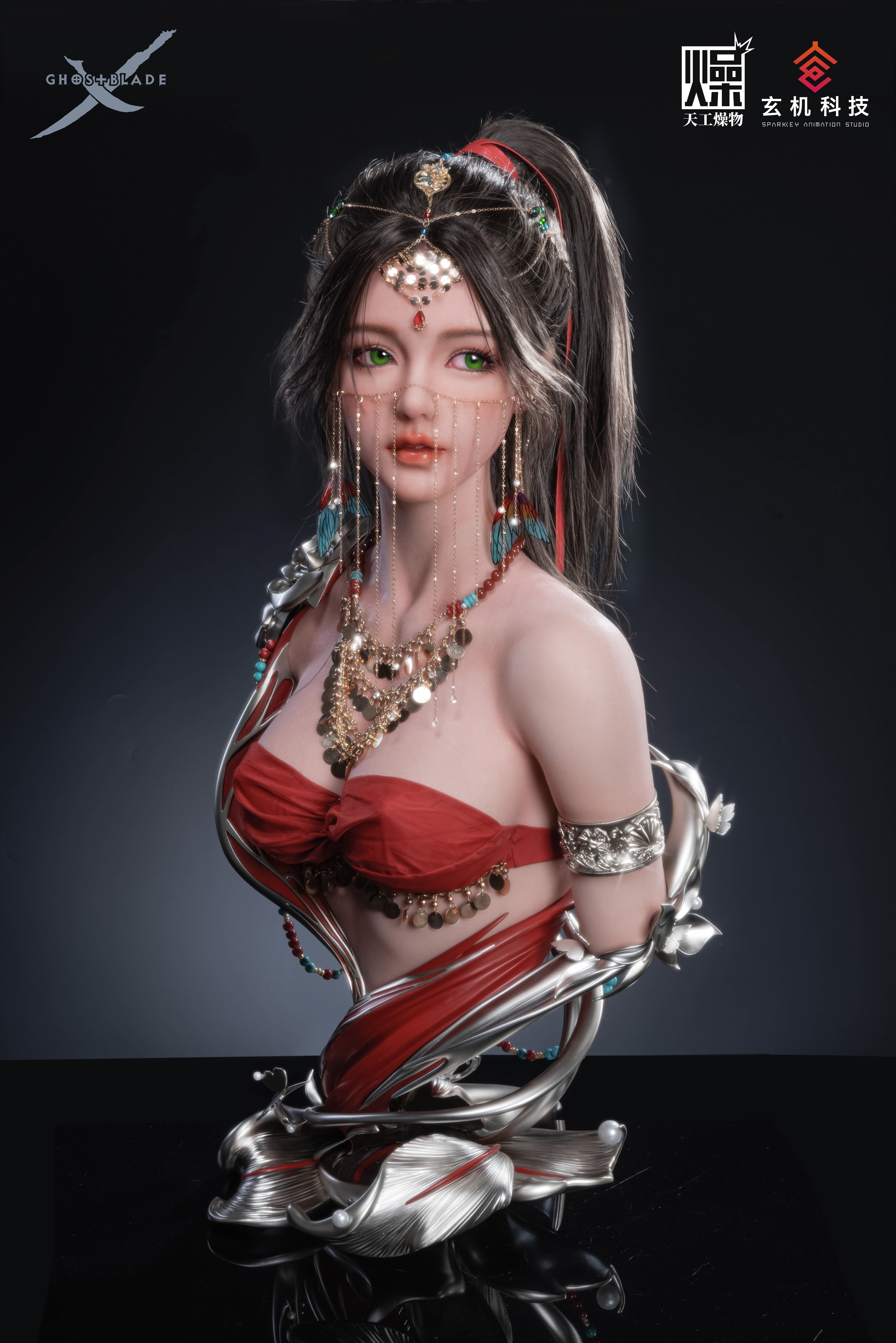 PRE-ORDER TGZW Studio & ManYou Studio - GhostBlade Lylian 1/1 & 1/2 Statue(GK) Bust