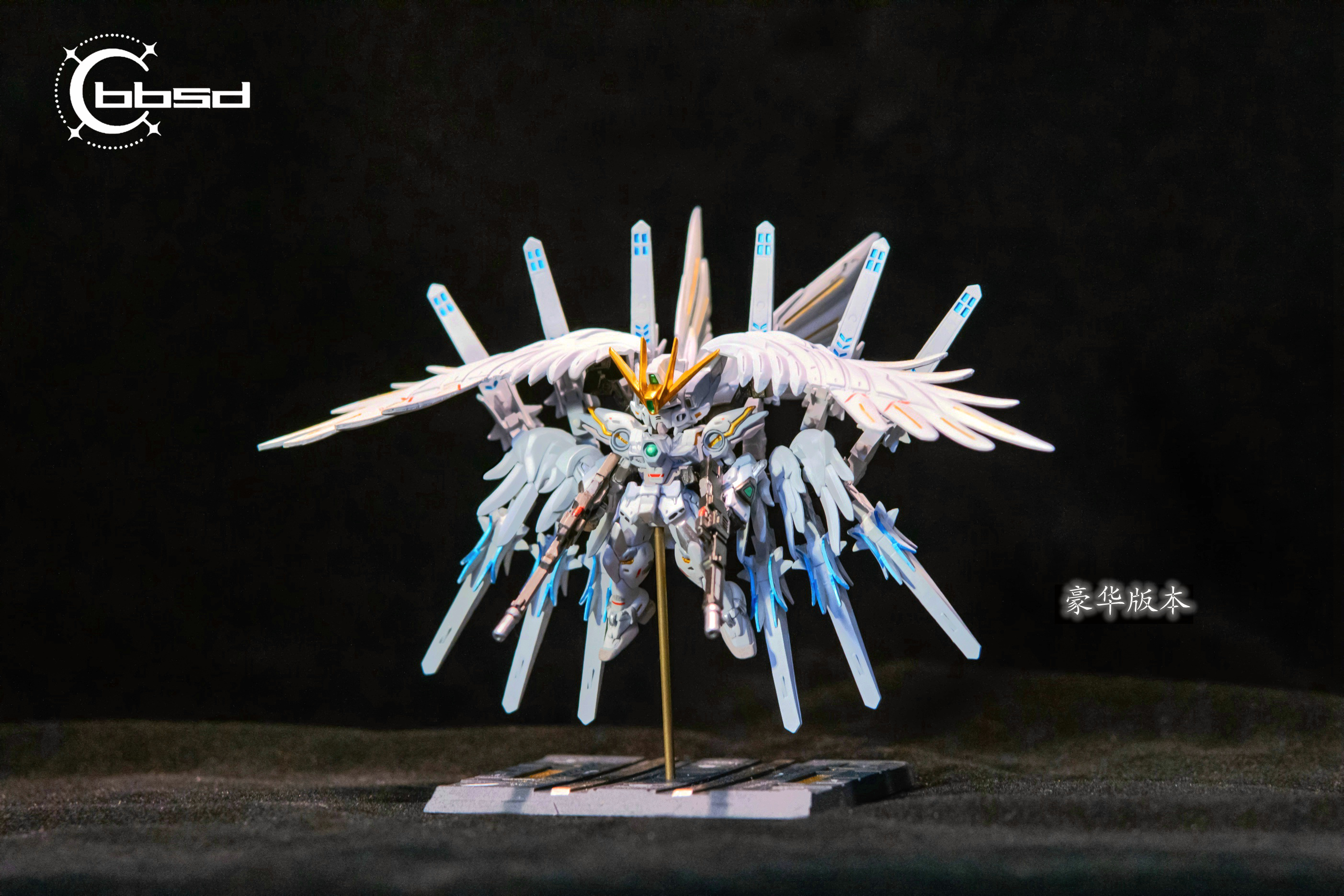 PRE-ORDER BBSD Studio - Mobile Report Gundam W FW Wing Gundam Snow White FW Statue(GK)