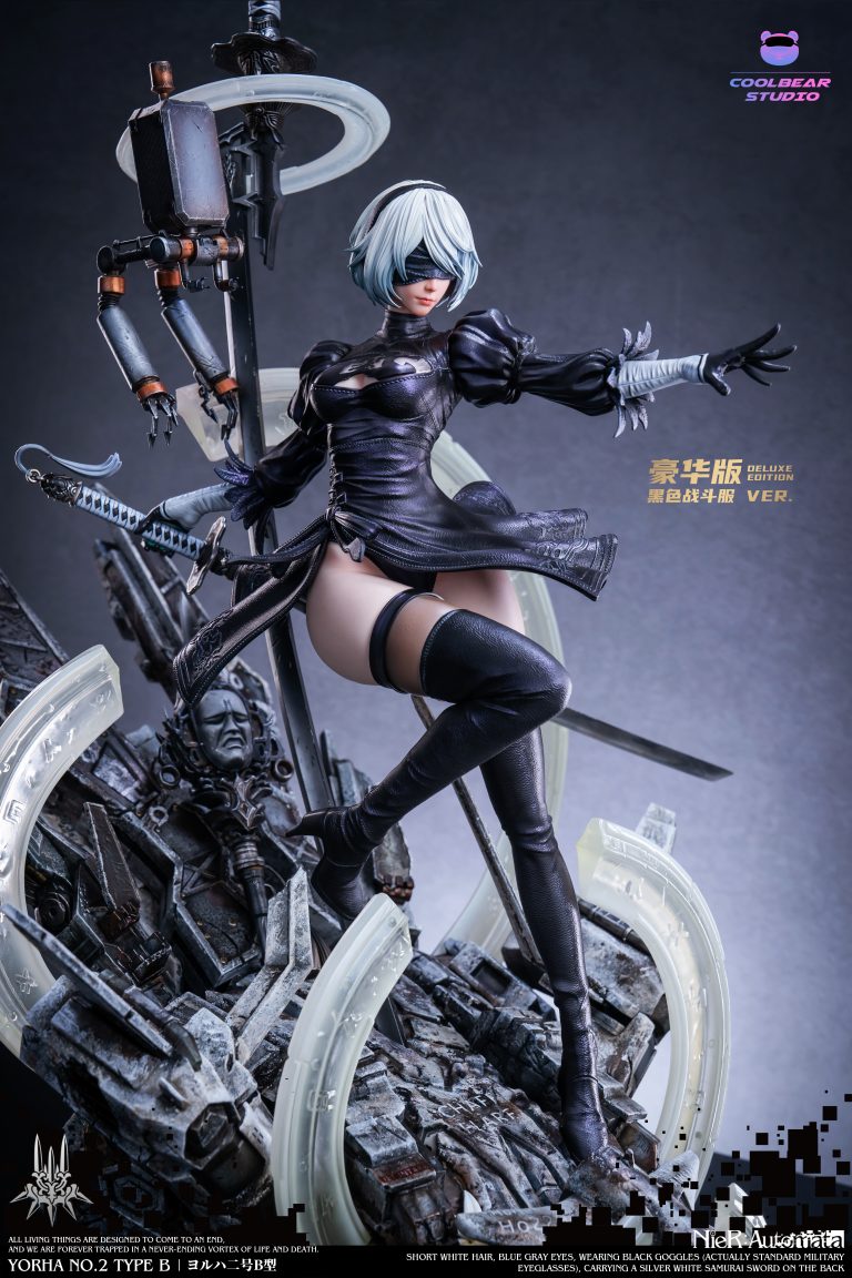 PRE-ORDER Coolbear studio - NieR Automata #3 2B 1/4 Statue(GK)(Adult 18+)