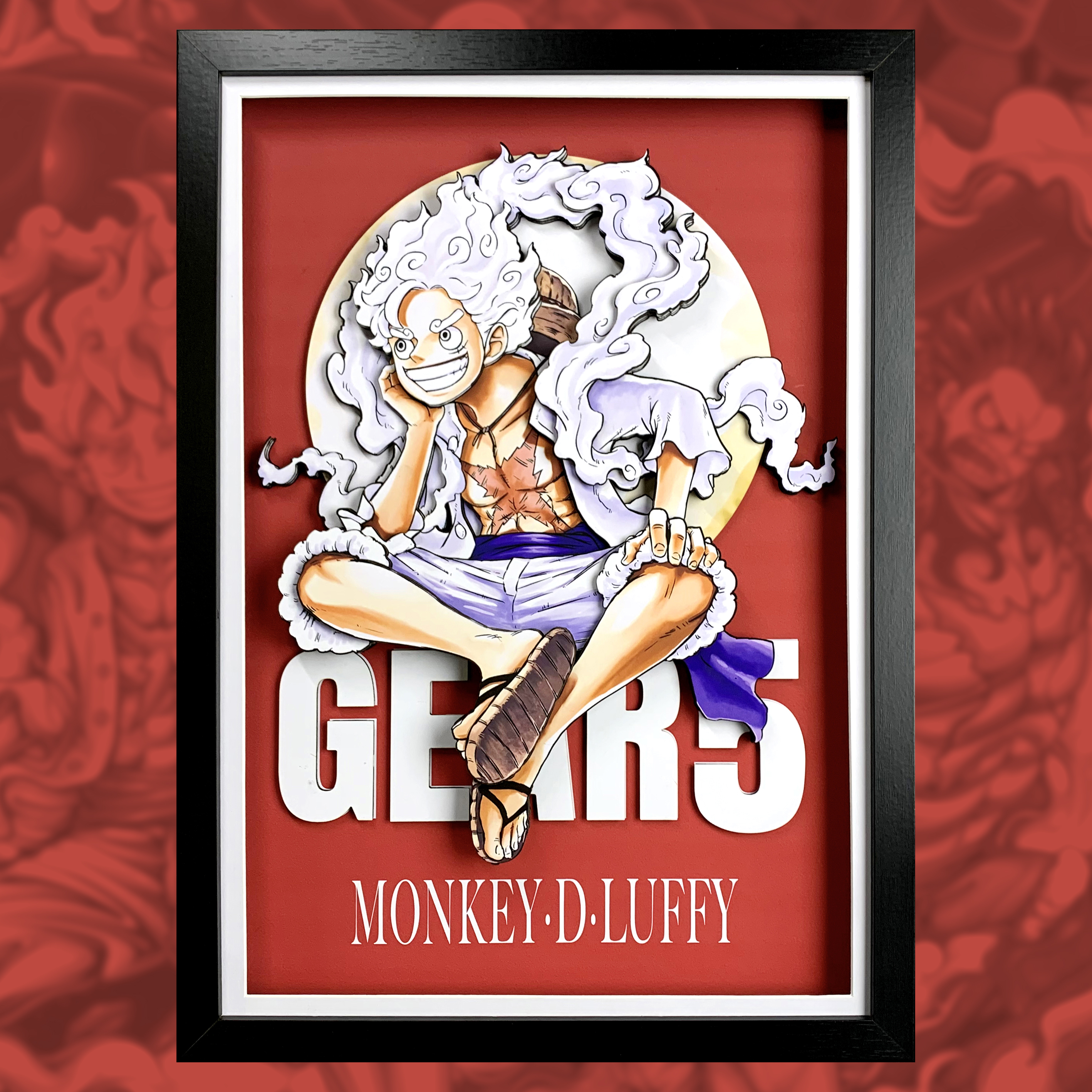 PRE-ORDER One piece-momo Studio - Decorative Painting of Gear Fifth Nika Luffy Statue(GK)