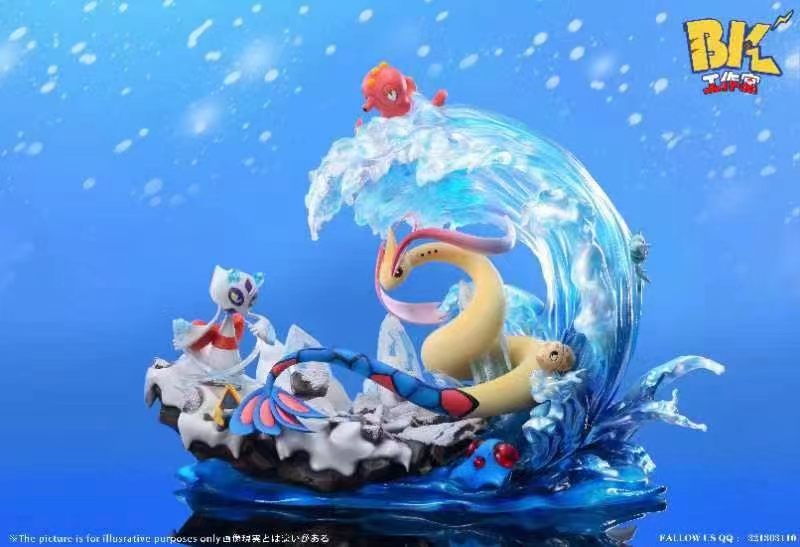 PRE-ORDER Pokemon Scene Series Mirokarosu vs Froslass 1/6 Statue (GK)