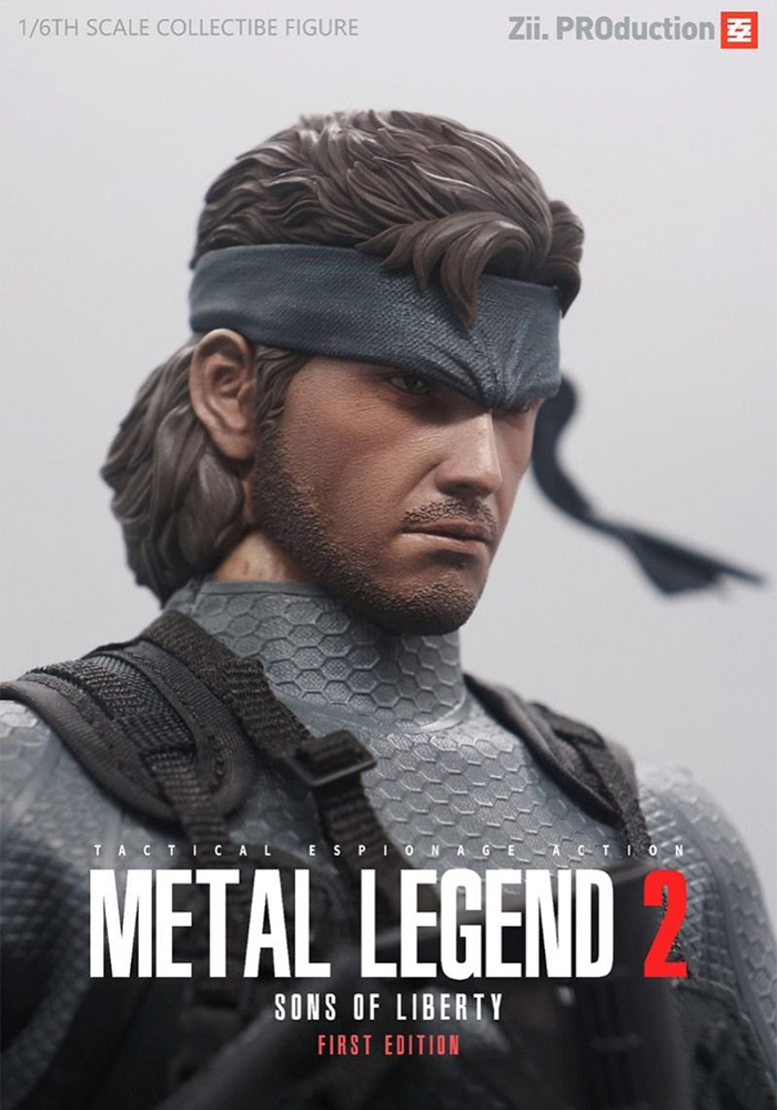 PRE-ORDER Metal Legend 2 ZP01F Snake action figure 1/6 by Zii PRODUCTION