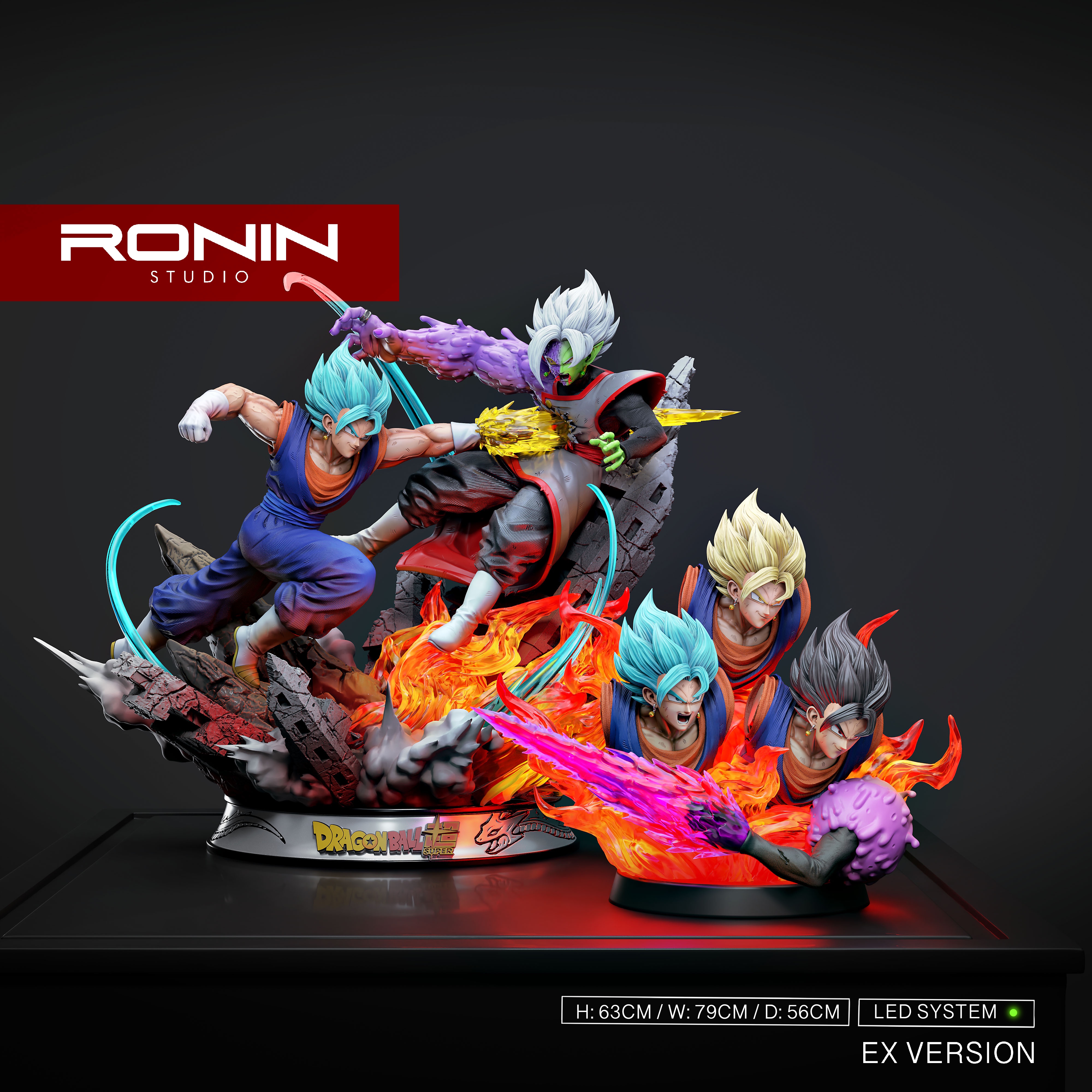 PRE-ORDER Robin Studio - Dragon Ball Vegetto vs Zamasu 1/4 Statue(GK)
