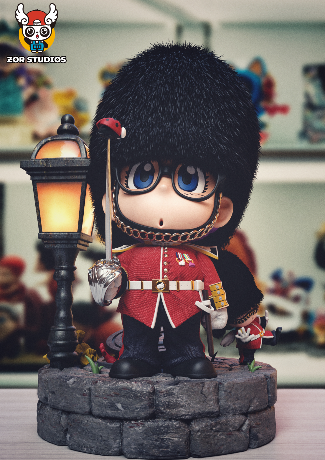 PRE-ORDER ZOR Studio - Dr. Slump Global #4 British Arale Statue(GK)