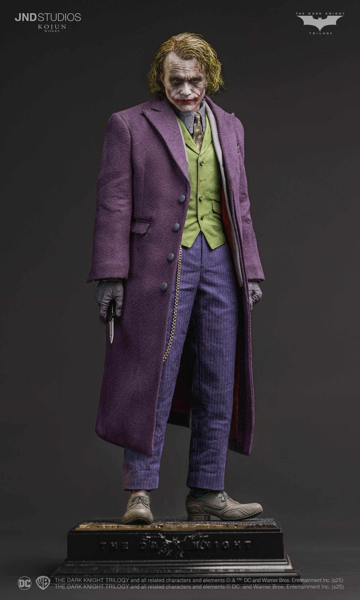 PRE-ORDER JND Studios The Dark Knight The Joker Hyperreal 1/3 Scale Action Figure (Rooted Hair)